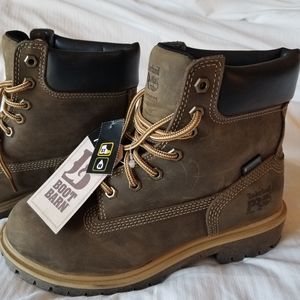 steel toe boots timberland womens